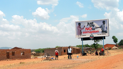 Antikorrupsjonskampanje i Zambia (foto: Larsz)