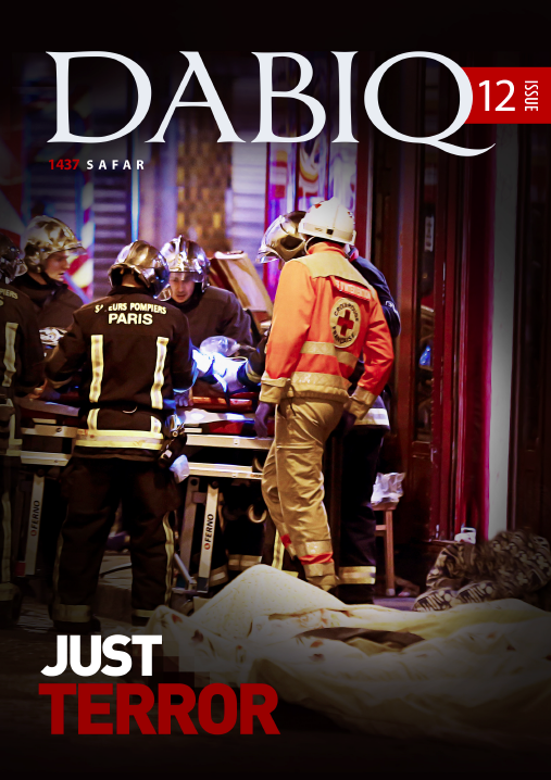 Dabiqs tolvte utgave feiret de dødelige terrorangrepene i Paris i november 2015.